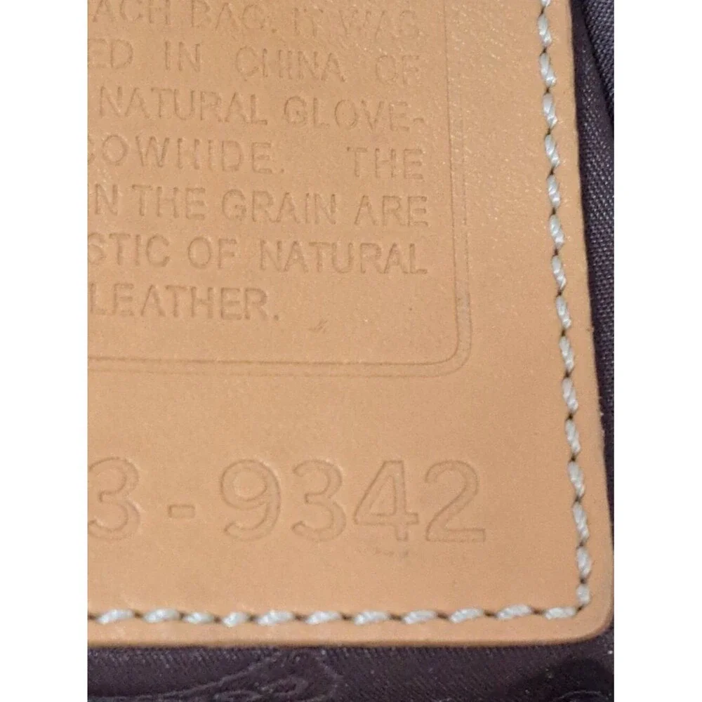 Coach Women's Vintage Zoe Tan leather Shoulder Hobo Bag Purse 9342